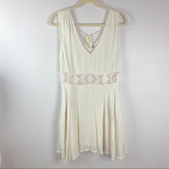 Free People Summer Feeling Dress Ivory — Coastal Cowgirl Cottagecore - Picture 1 of 9